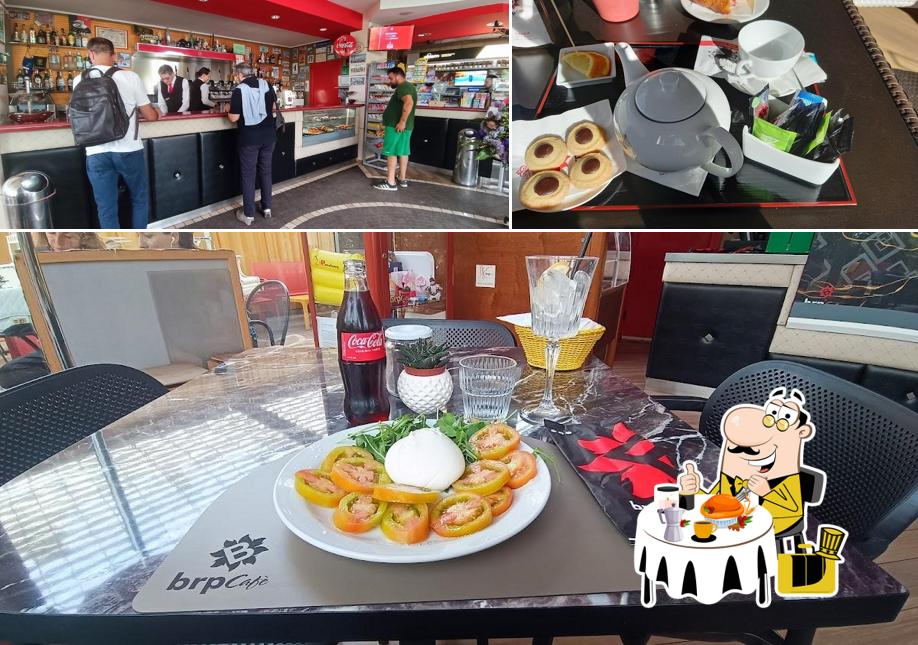 La immagine della cibo e interni di Brp cafè