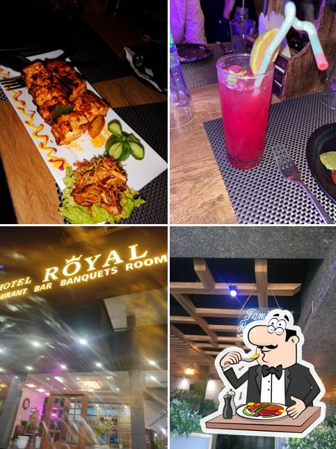 Check out the photo displaying food and exterior at Hotel ROYAL Restaurant Bar Banquet Rooms