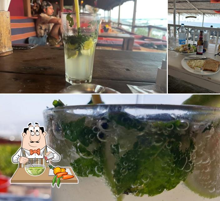 Seaweed salad at Silver Sand Beach Shack and Bamboo Huts