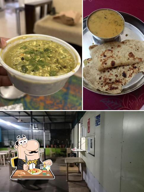 Among different things one can find food and interior at Adhya Shakti Snacks House