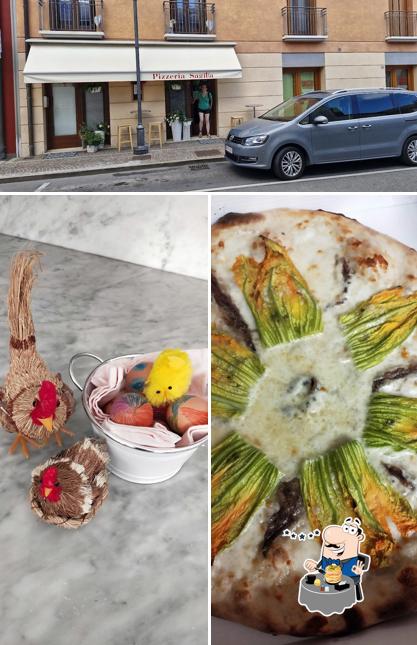 La immagine della cibo e esterno di Pizzeria Sagitta