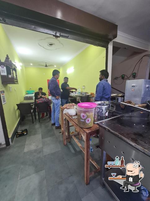 The interior of The Taste of Andhra