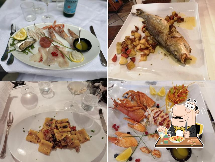 Cibo al Ristorante All'anguilla