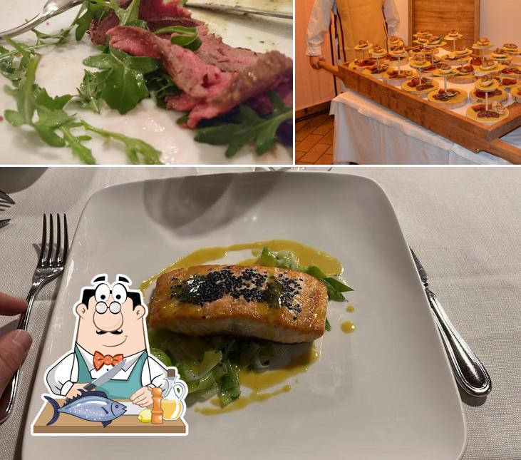 Salmone grigliato al Ristorante La Vigna
