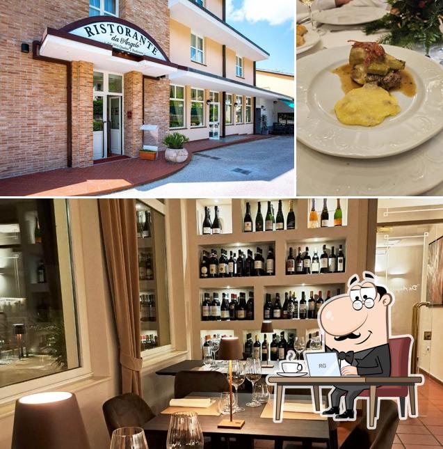 Questa è la foto che presenta la interni e esterno di Ristorante Da Angelo