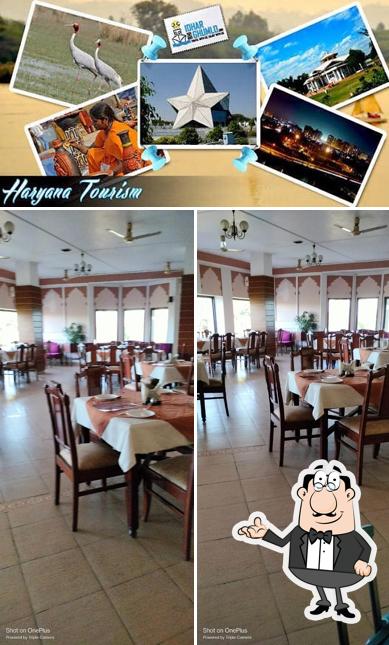 The interior of Haryana Tourism Restaurant