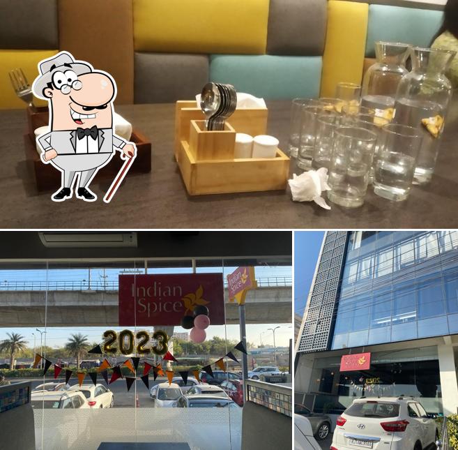 Check out the photo depicting exterior and beverage at Indian Spice