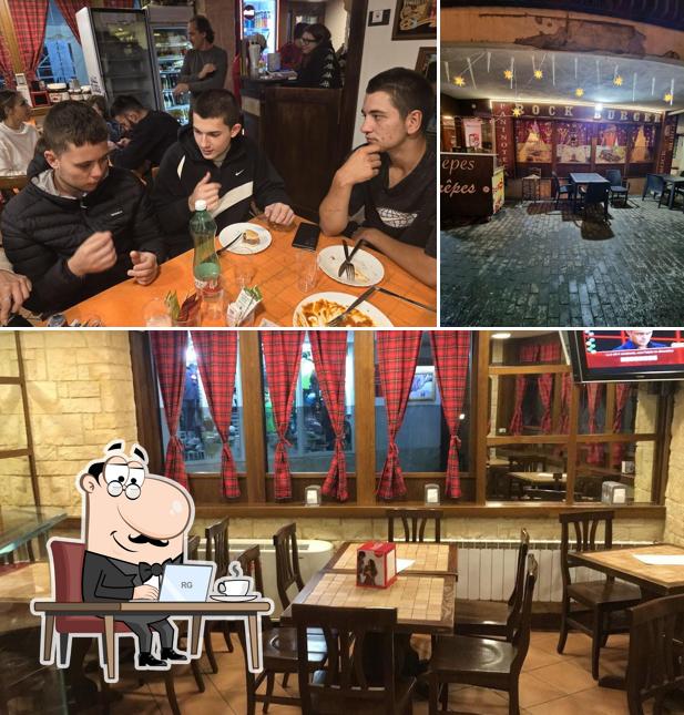 Siediti a un tavolo di ROCK BURGER