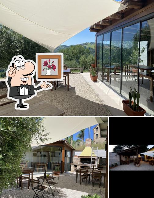 Gli interni di Agriturismo Villa Valente (Agricamping in Le Marche)