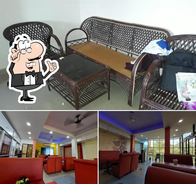 The interior of Juti Hotel Cum Restaurant