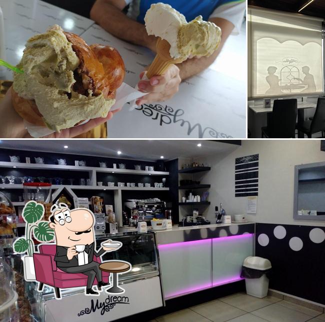 Pasticceria Artigianale Mydream Torronificio Bar si caratterizza per la interni e cibo