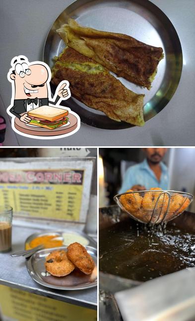 Grilled cheese sandwich at Swami Dosa Corner