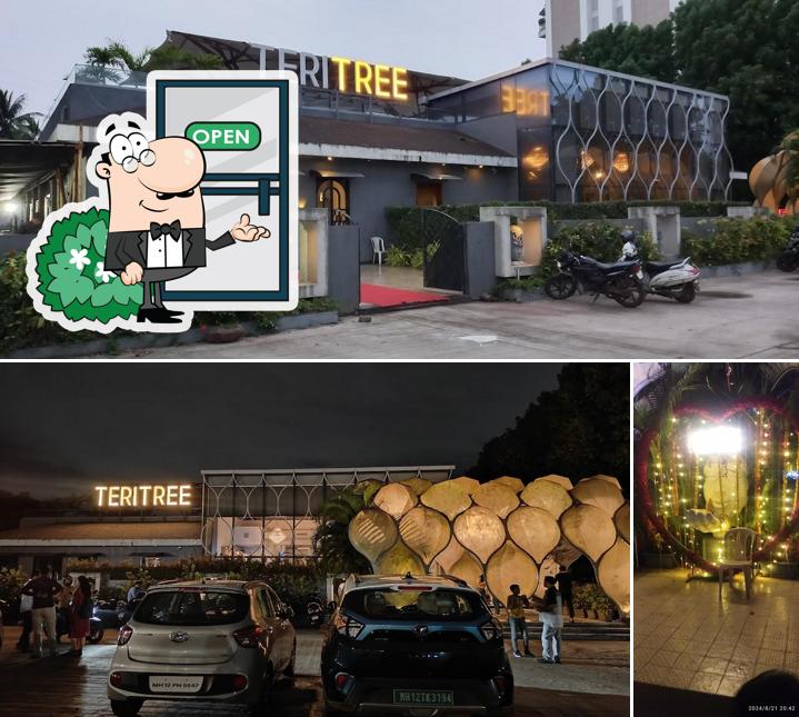 Enjoy the view at the outside area of TERITREE Restaurant