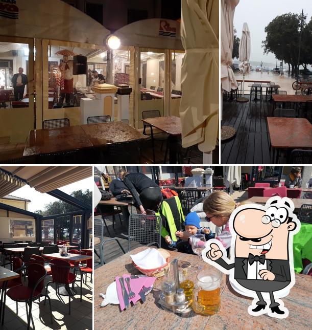 Gli interni di Riva Bistro & Caffe Bar