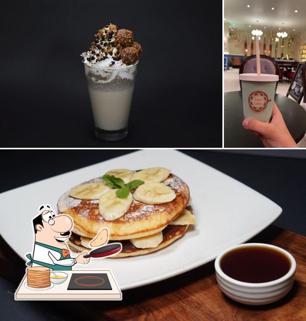 Pancakes at Love & Latte CBD Belapur