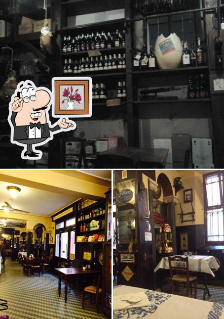 Gli interni di Osteria Liquoreria Bergamini Duilio