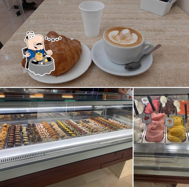 Platti al Gelateria Bella Roma