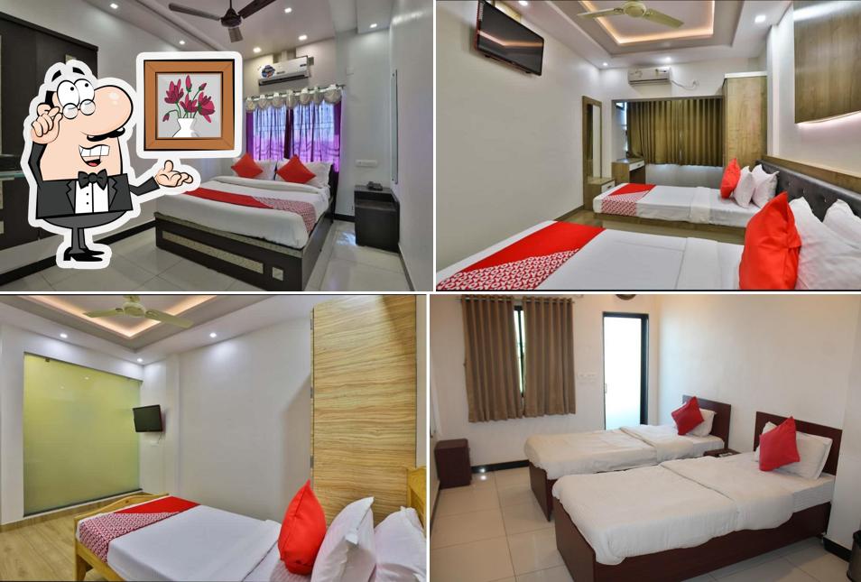 Check out how Hotel Center Point - Best Hotel, Restaurants, Veg Restaurant In Mundra looks inside