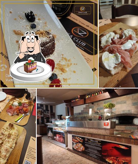 Torta al cioccolato al Pinsa Club