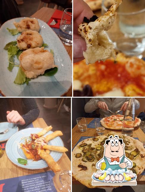 Ostriche al Pizzeria M. Condurro - Antica pizza Forcella dal 1937