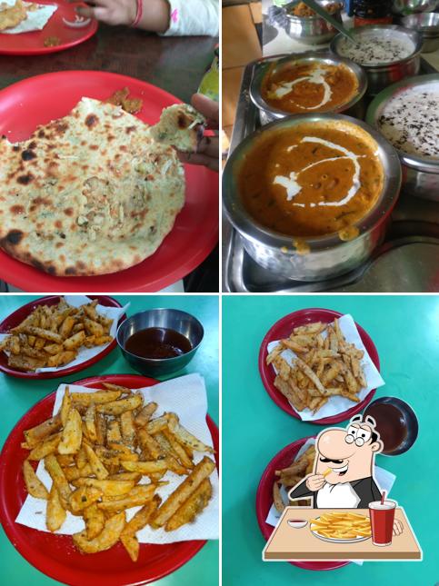 French fries at Sharma Dhaba