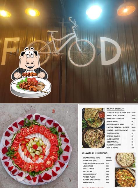 The restaurant's food and exterior