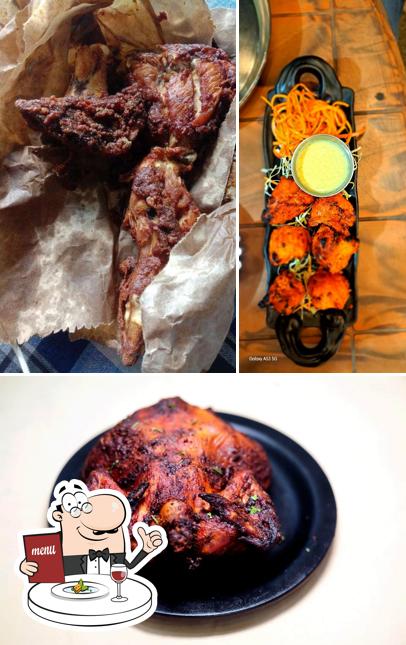The picture of food and interior at Zafran Fast Food