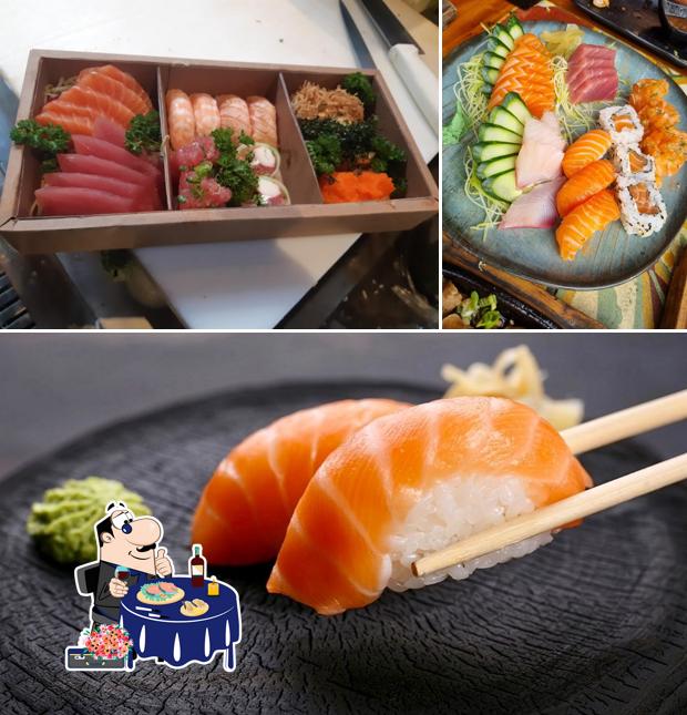 Sashimi em Domo Sushi Bar