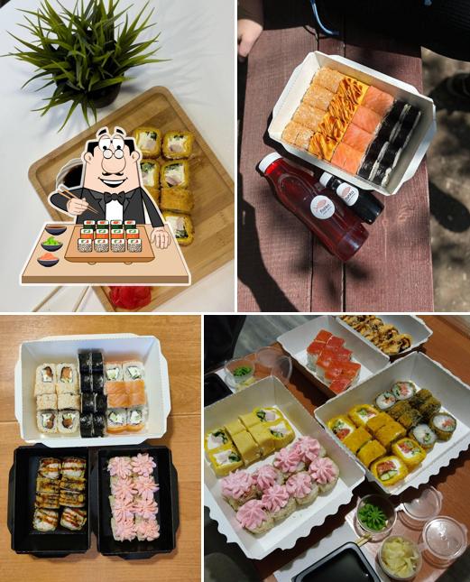 Commandez différentes options de sushi