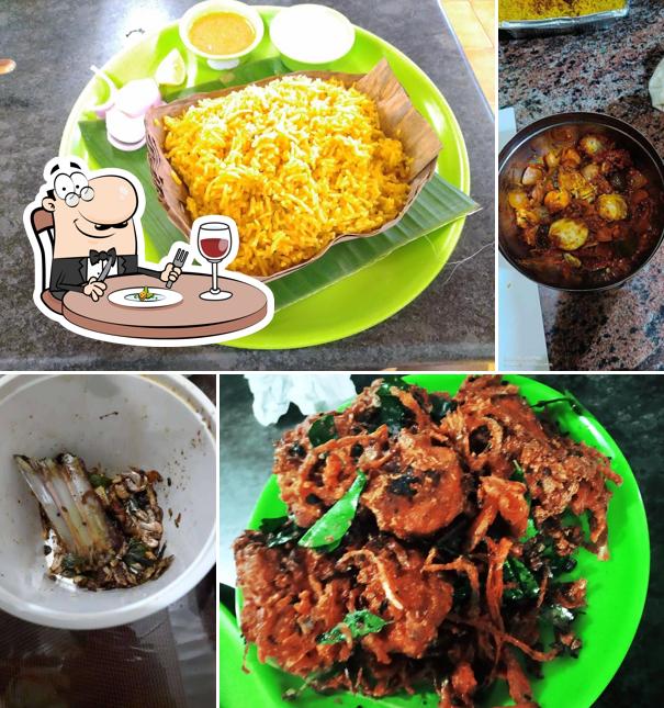 Food at Sri Chamundeshwari Donne Biriyani Center