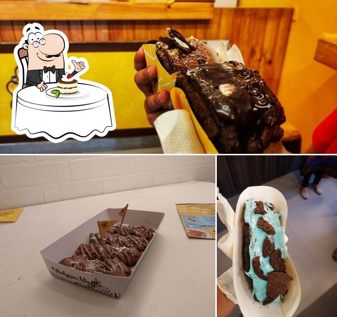 The Belgian Waffle Co serves a number of sweet dishes