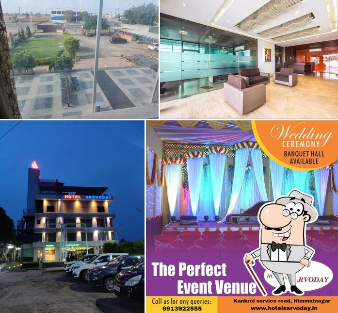 Check out how Hotel Sarvoday & Restaurant looks outside