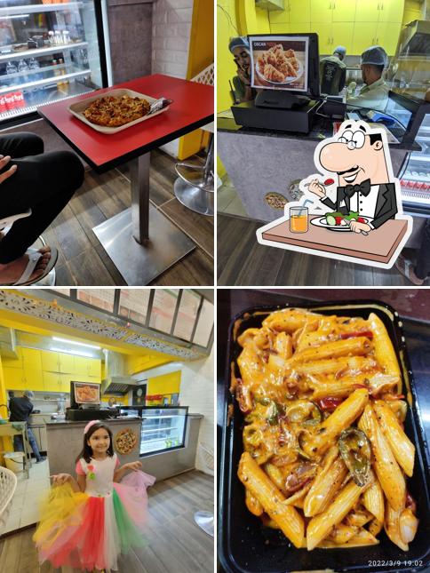 Food at Oscann Pizza