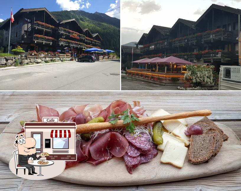 Hôtel - Restaurant Alpina si caratterizza per la esterno e cibo