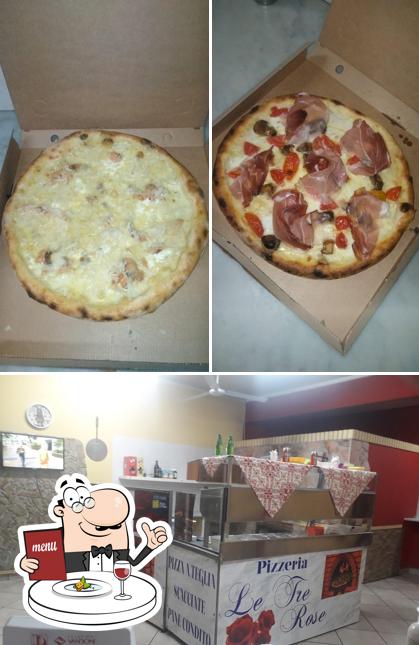 La foto di cibo e interni da PIZZERIA LE TRE ROSE NUOVA GESTIONE