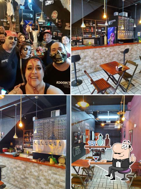 O interior do Mooca Rock Bar