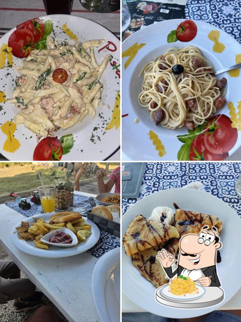 Spaghetti alla carbonara al Octopus