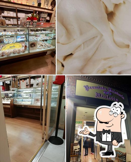 Premiata Gelateria Violetta si caratterizza per la interni e cibo Premiata Gelateria Violetta si caratterizza per la interni e cibo