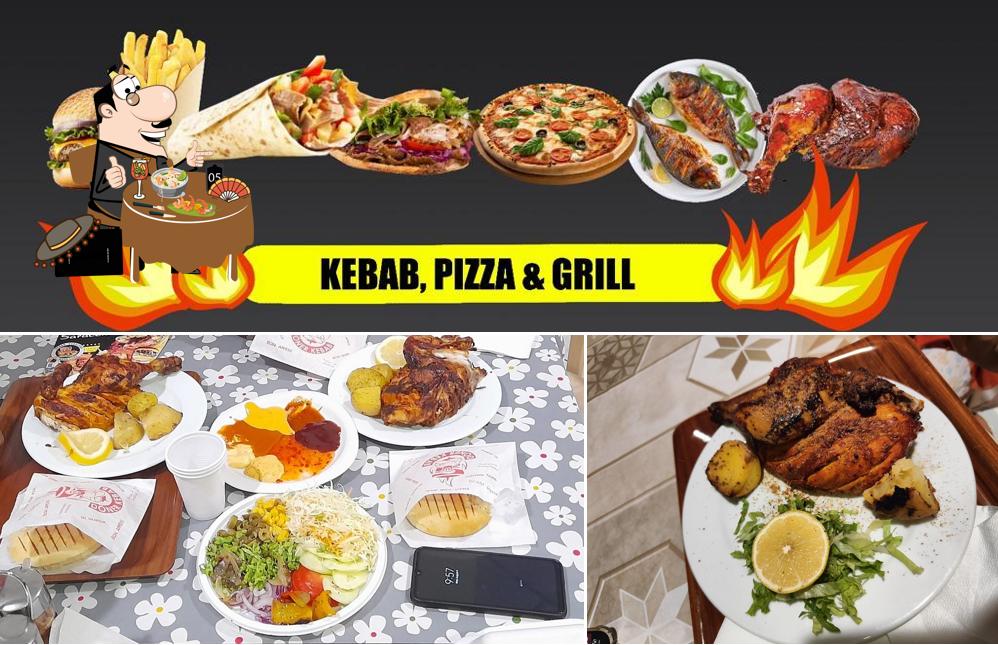 Cibo al pizza Kebab Saraceno, Grill