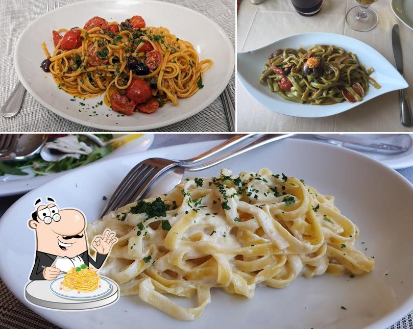 Spaghetti alla carbonara al Ristorante Buca di Bacco