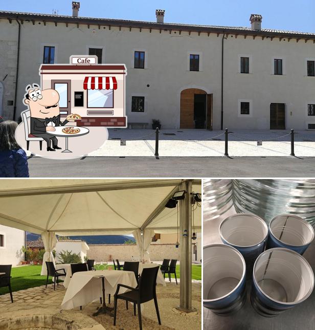 Goditi la vista dall'area esterna di Antologie