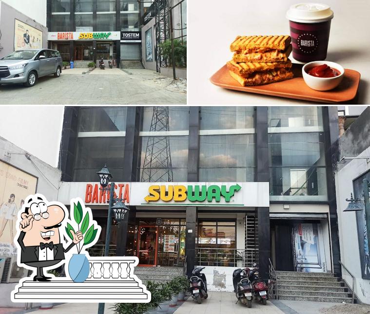 The photo of exterior and food at Barista The photo of exterior and food at Barista