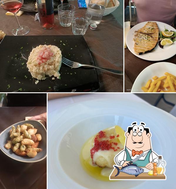 Salmone grigliato al Mani & Core Porto Cesareo