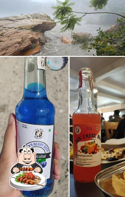 Food at Beas view restaurant