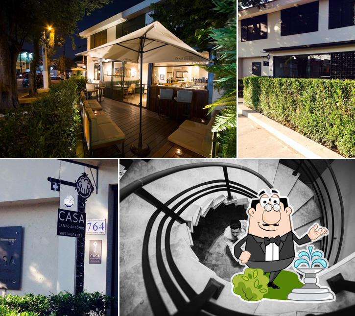 O exterior do Casa Santo Antônio Restaurante