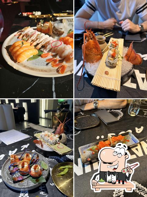 Prova le diverse opzioni di sushi