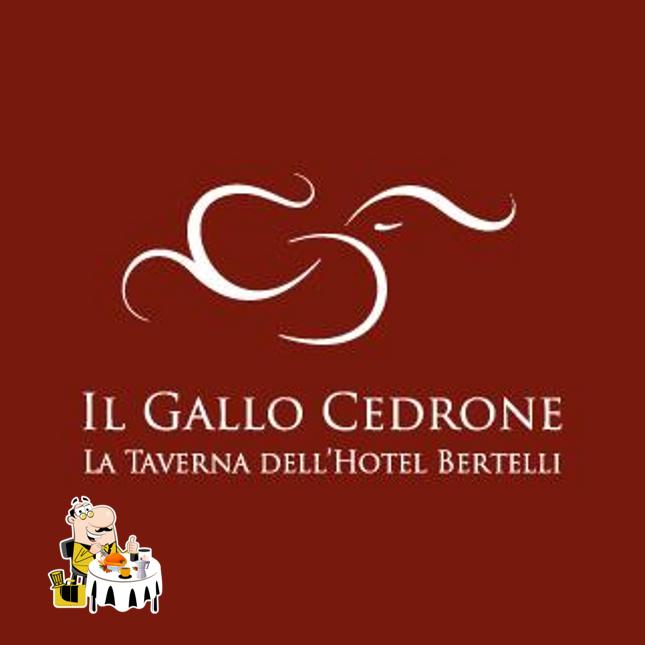 Cibo al Ristorante Il Gallo Cedrone