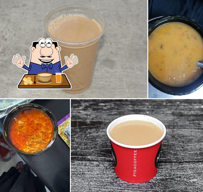 Clam chowder at namaste mummy restaurent