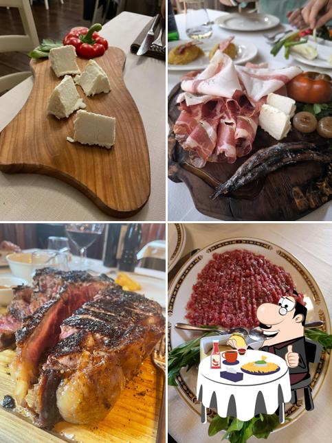 Piatto di formaggi al Trattoria Barachì