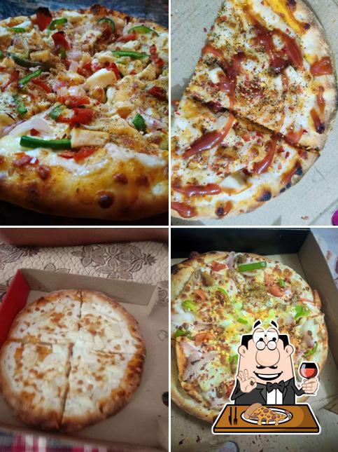 Pick various kinds of pizza
